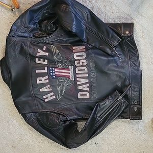 Harley Davidson leather jacket original tags on